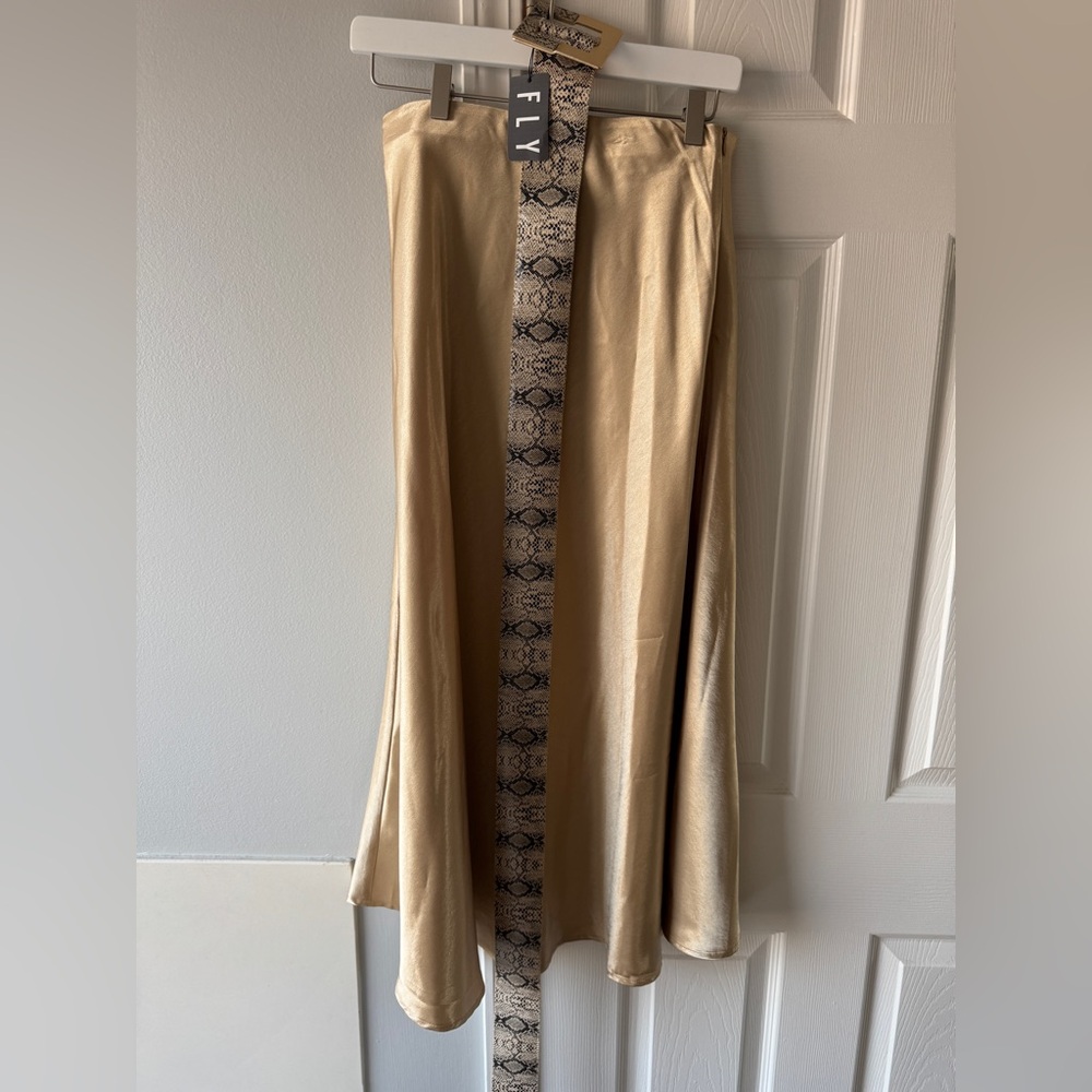 Molly Bracken Champagne A-Line Skirt